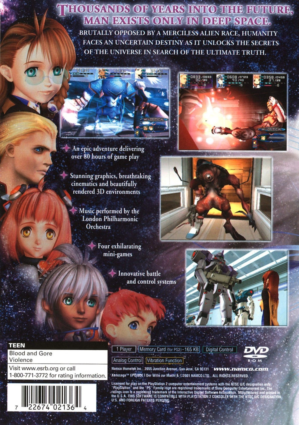 Xenosaga Episode I: Der Wille zur Macht [Greatest Hits] – PlayStation 2 (PS2)