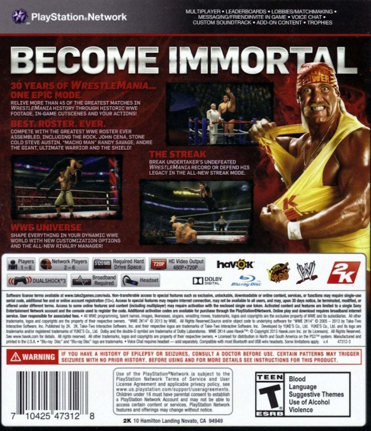WWE 2K14 – PlayStation 3 (PS3)
