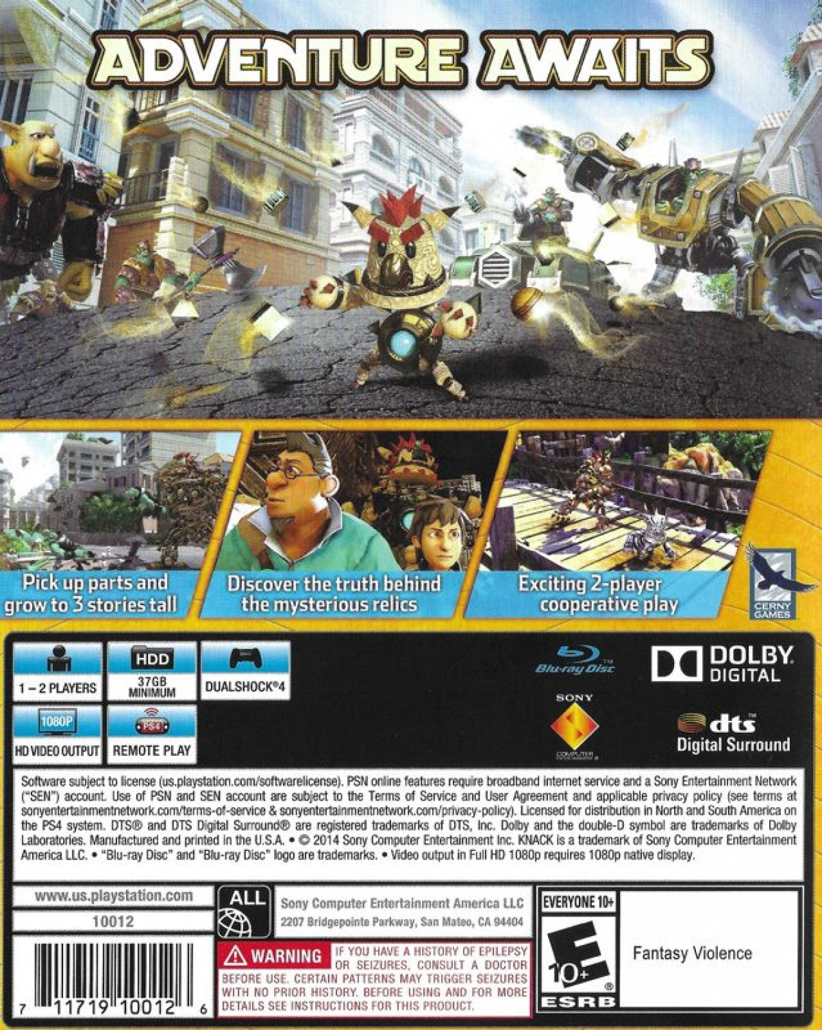 Knack – PlayStation 4 (PS4)