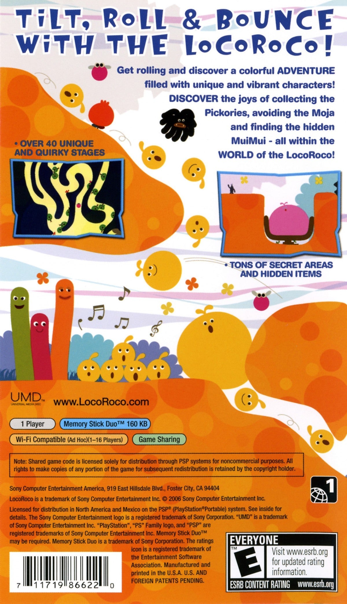 LocoRoco – PlayStation Portable (PSP)