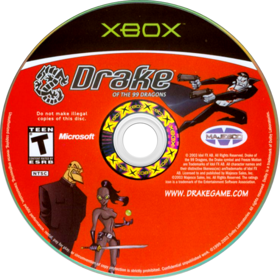 Drake of the 99 Dragons – Xbox (XBOX)