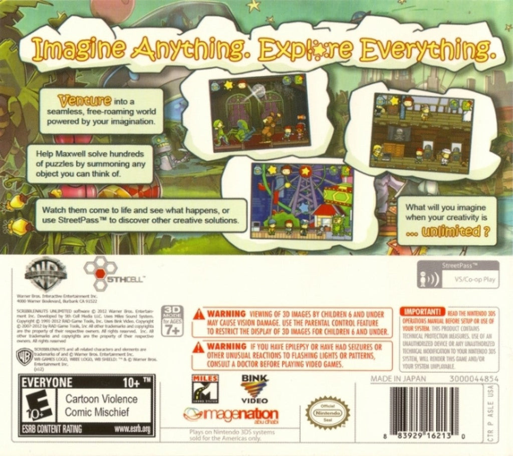 Scribblenauts Unlimited  – Nintendo 3DS (3DS)