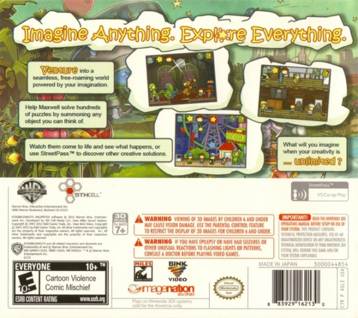 Scribblenauts Unlimited  – Nintendo 3DS (3DS)