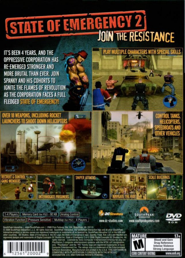 State of Emergency 2 – PlayStation 2 (PS2)