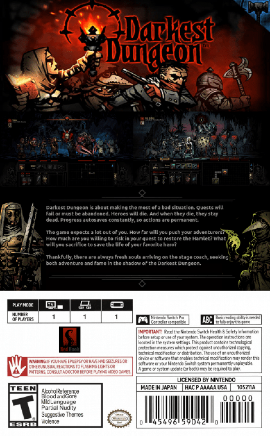 Darkest Dungeon – Nintendo Switch (NS)
