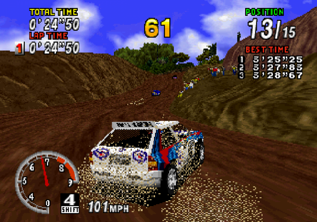 Sega Rally Championship – Sega Saturn (SS)