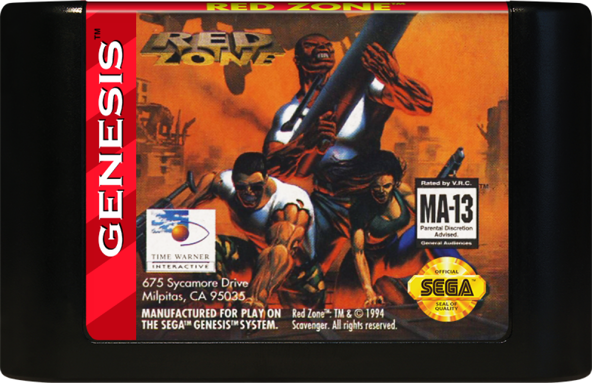 Red Zone  – Sega Genesis (GEN)