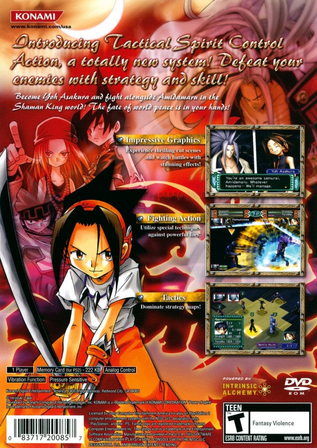 Shaman King Power of Spirit – PlayStation 2 (PS2)