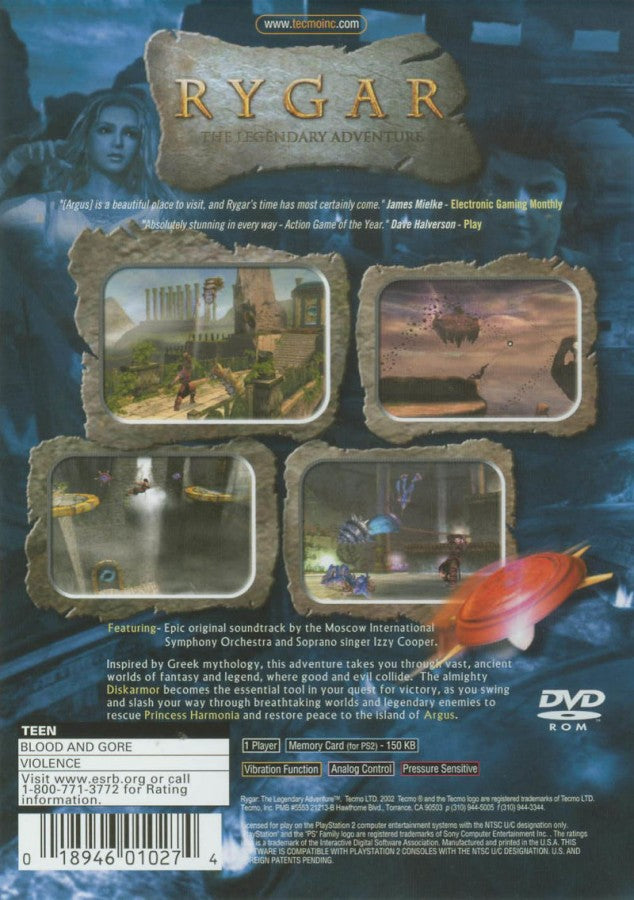 Rygar – PlayStation 2 (PS2)