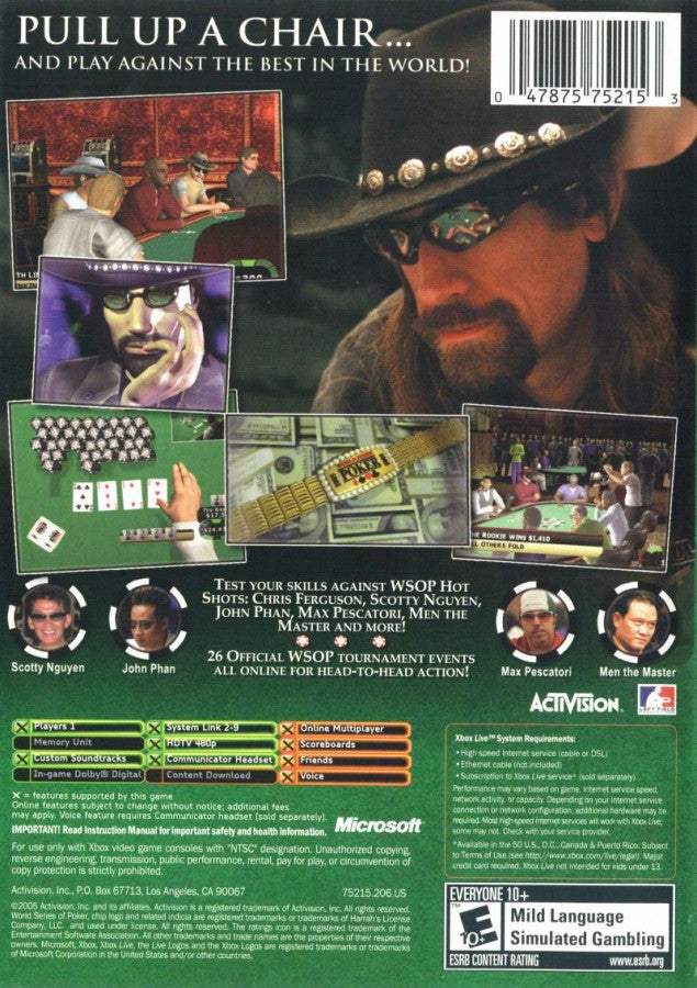 World Series of Poker – Xbox (XBOX)