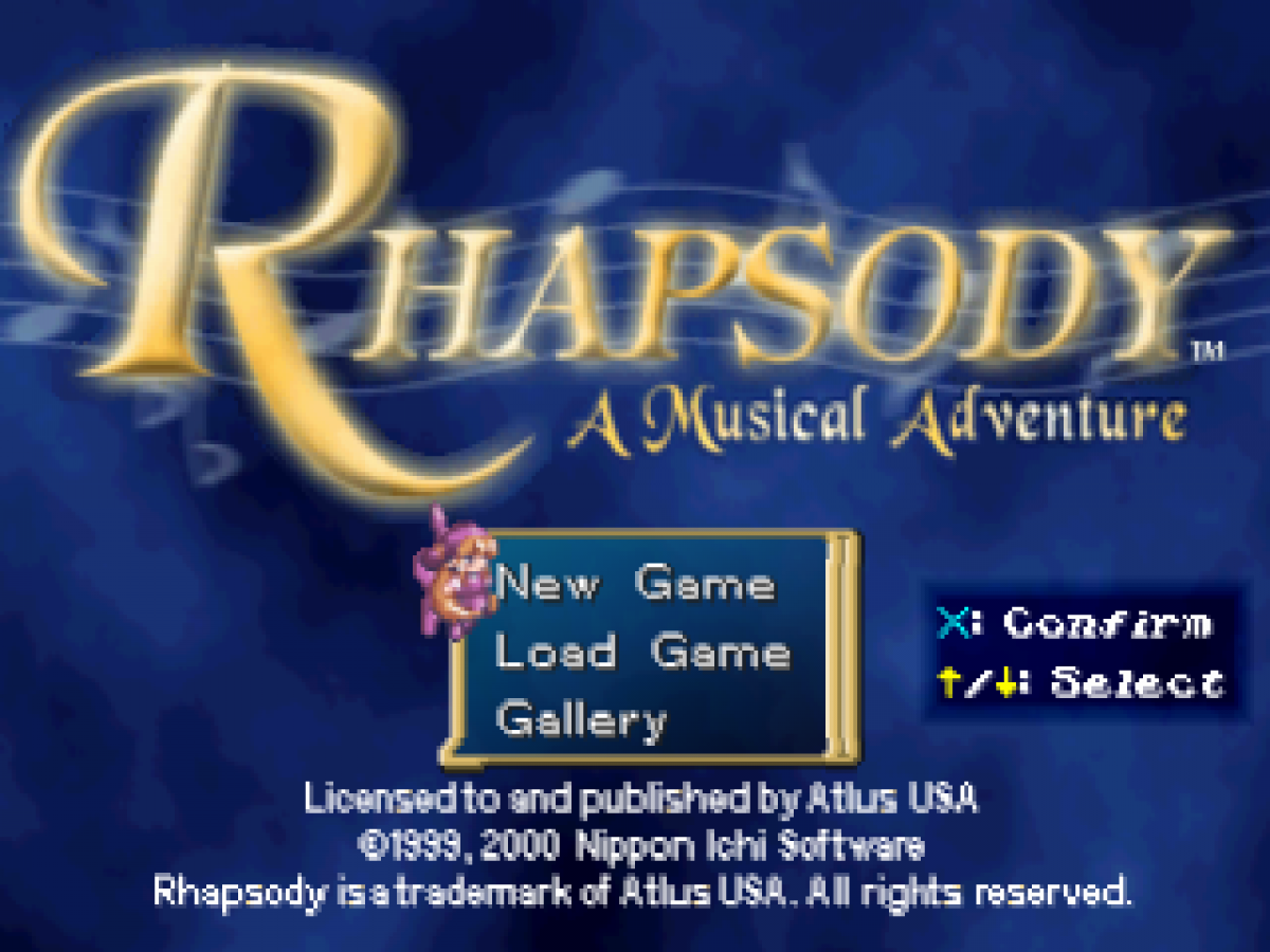 Rhapsody: A Musical Adventure – PlayStation 1 (PS1)