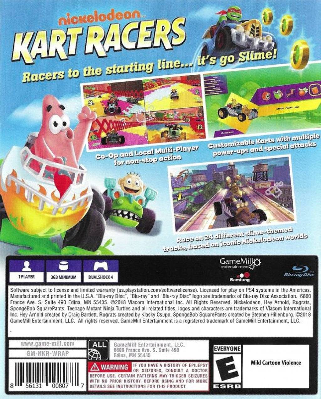 Nickelodeon Kart Racers – PlayStation 4 (PS4)