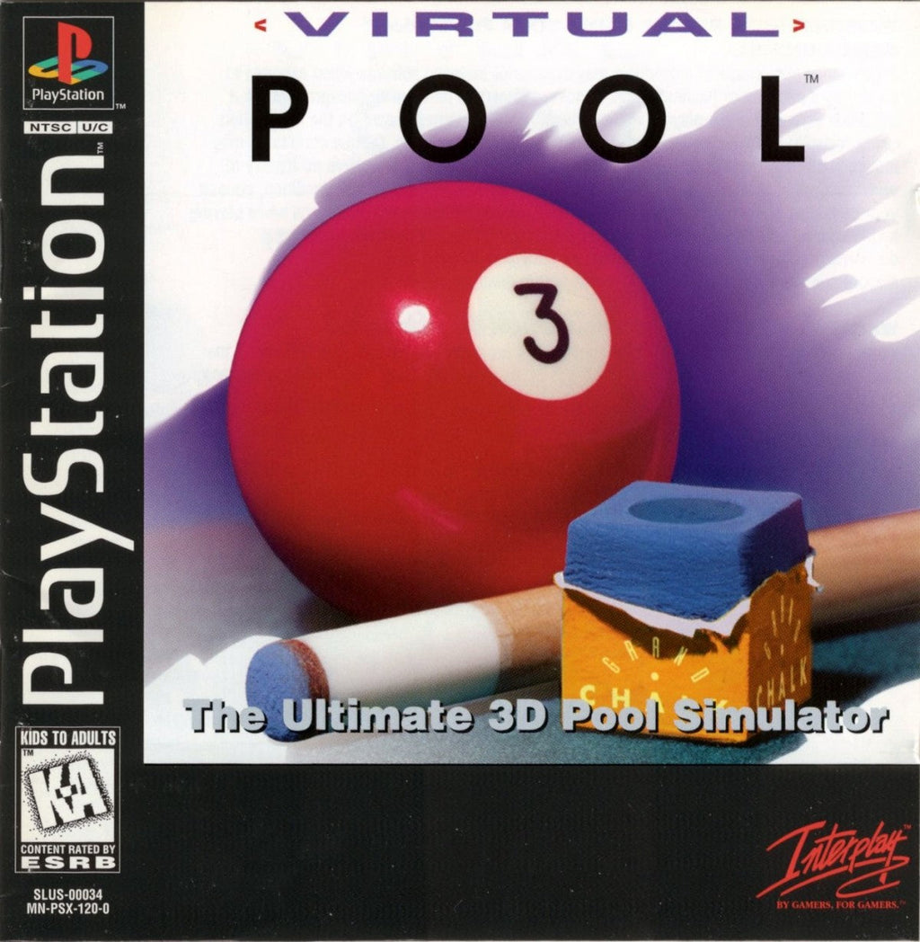 Virtual Pool – PlayStation 1 (PS1)