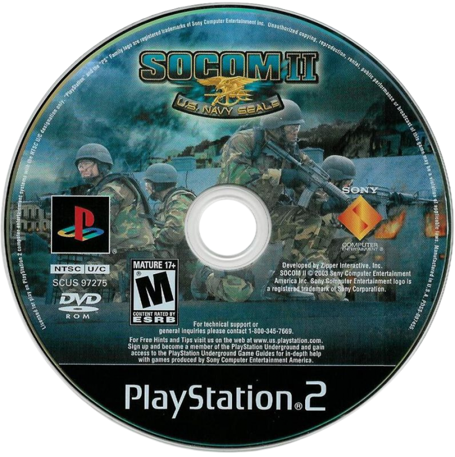 SOCOM II: U.S. Navy Seals – PlayStation 2 (PS2)
