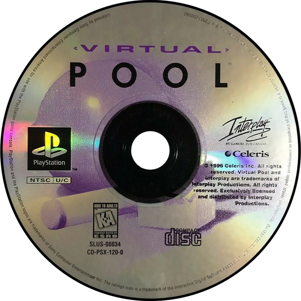 Virtual Pool – PlayStation 1 (PS1)