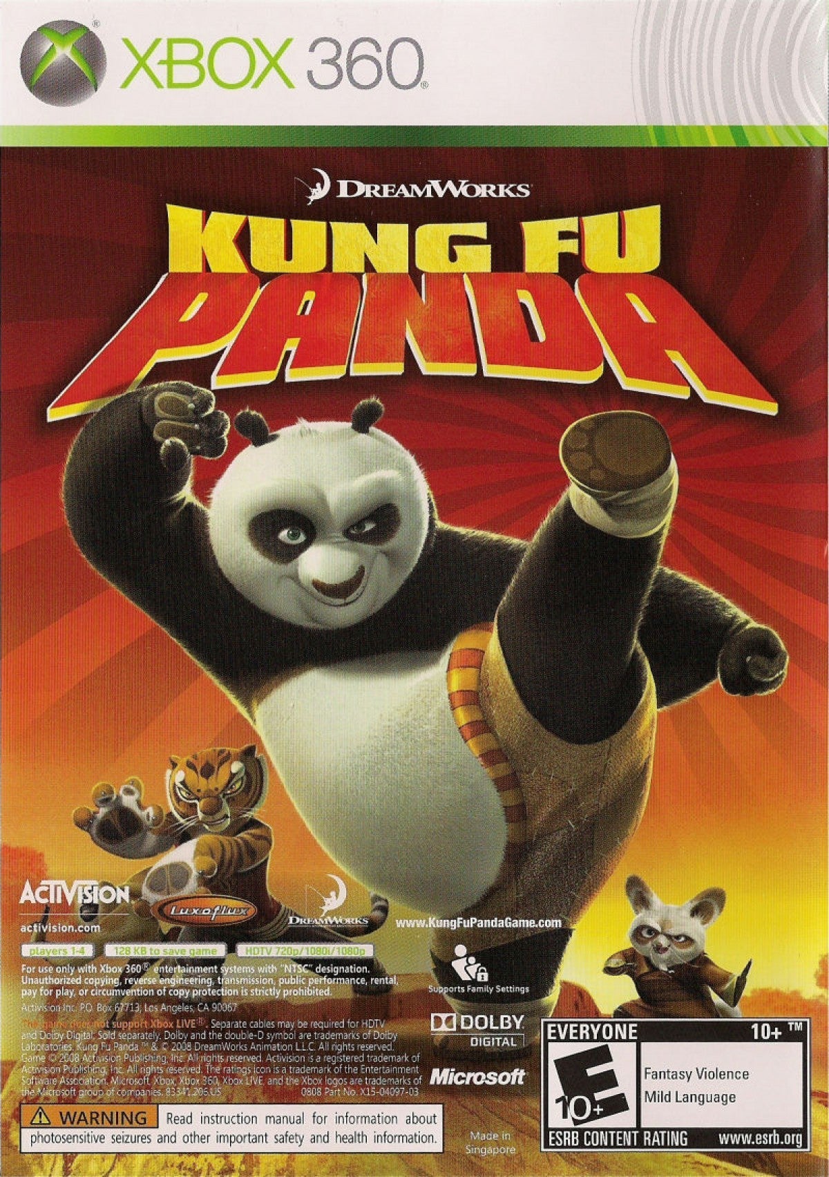LEGO Indiana Jones and Kung Fu Panda Combo – Xbox 360 (X360)