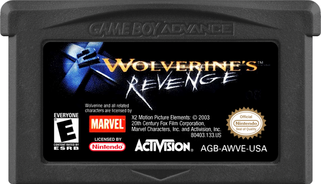 X2: Wolverines Revenge – Game Boy Advance (GBA)