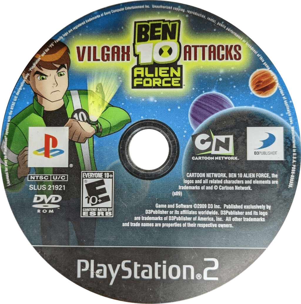 Ben 10: Alien Force: Vilgax Attacks – PlayStation 2 (PS2)