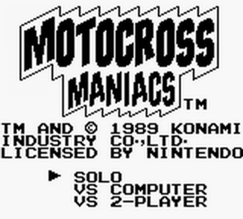 Motocross Maniacs – Game Boy (GB)