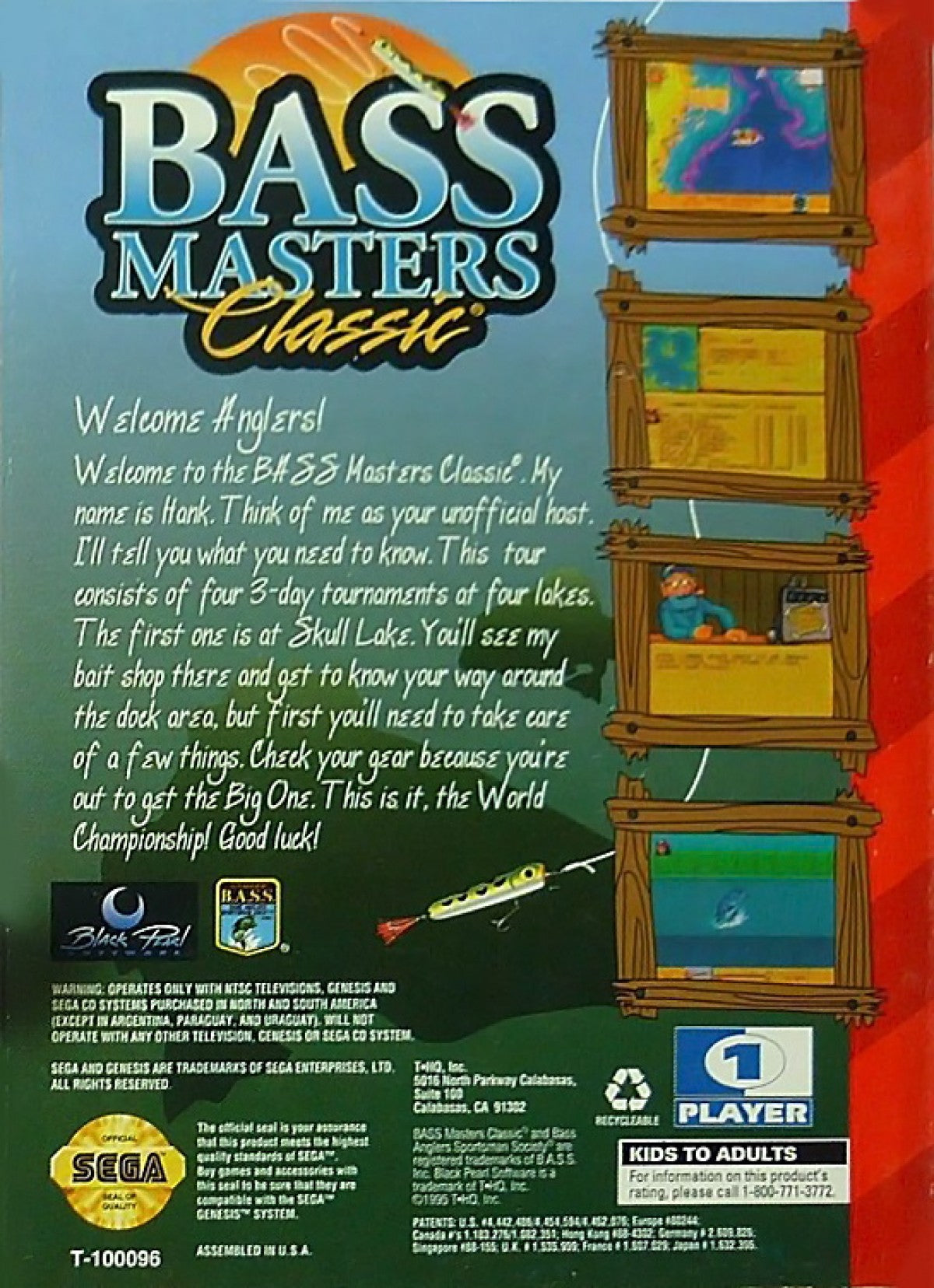 Bass Masters Classic – Sega Genesis (GEN)