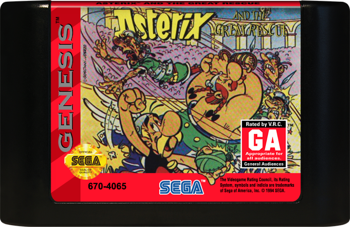 Asterix and the Great Rescue – Sega Genesis (GEN)