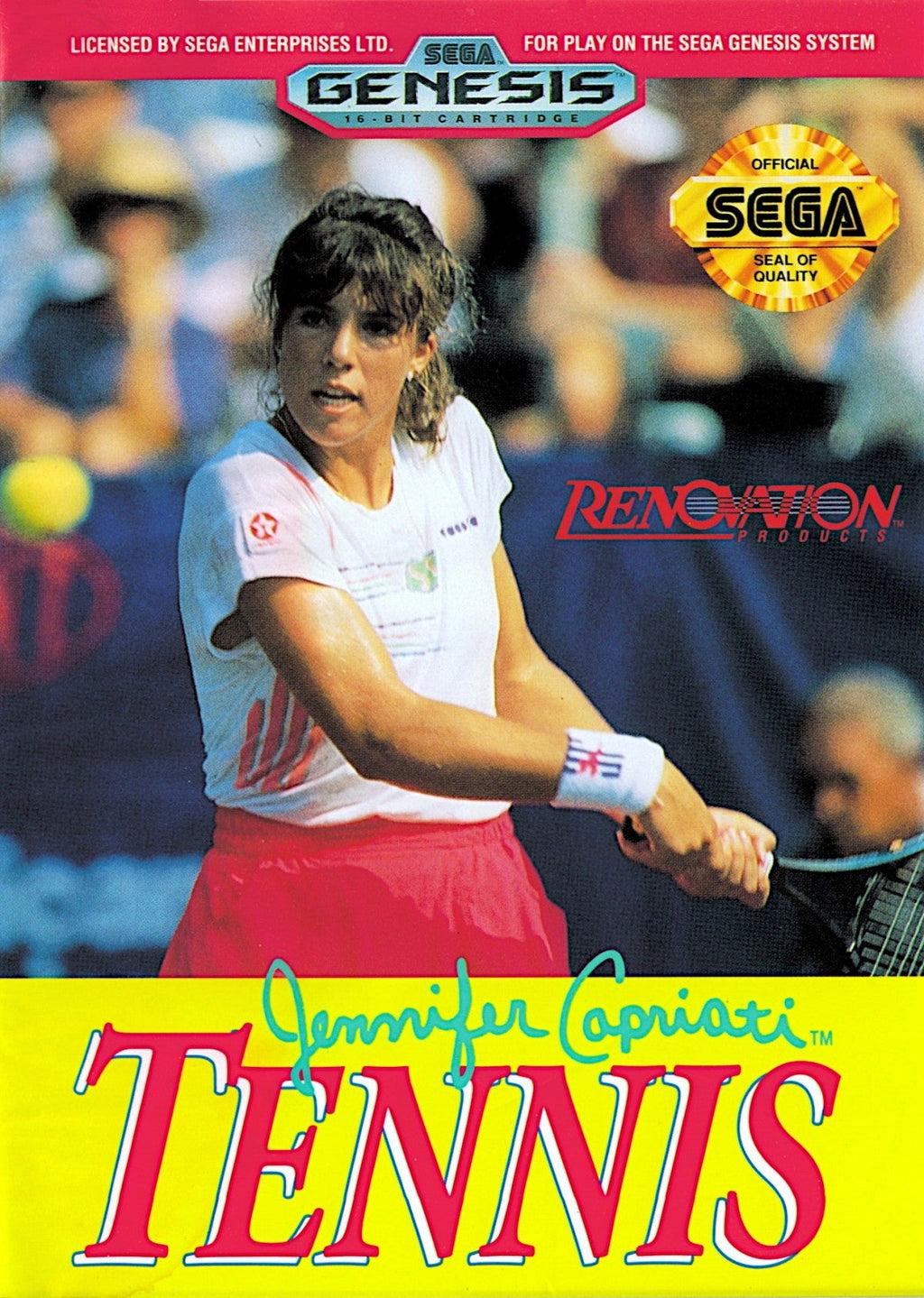 Jennifer Capriati Tennis  – Sega Genesis (GEN)