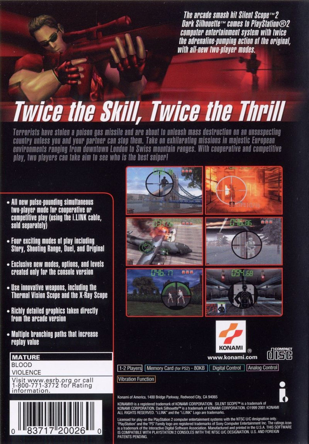 Silent Scope 2: Dark Silhouette – PlayStation 2 (PS2)