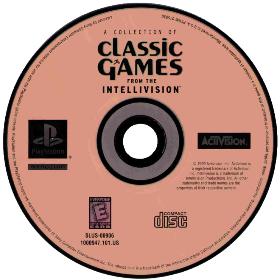 A Collection of Intellivision Classic Games – PlayStation 1 (PS1)
