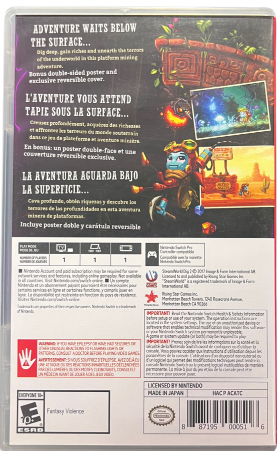 Steamworld Dig 2 – Nintendo Switch (NS)
