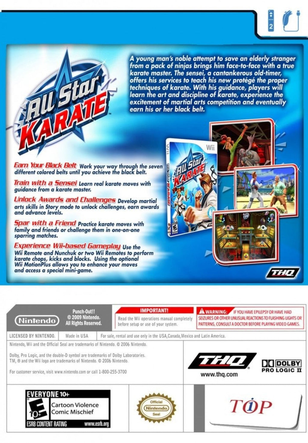 All Star Karate – Nintendo Wii (Wii)