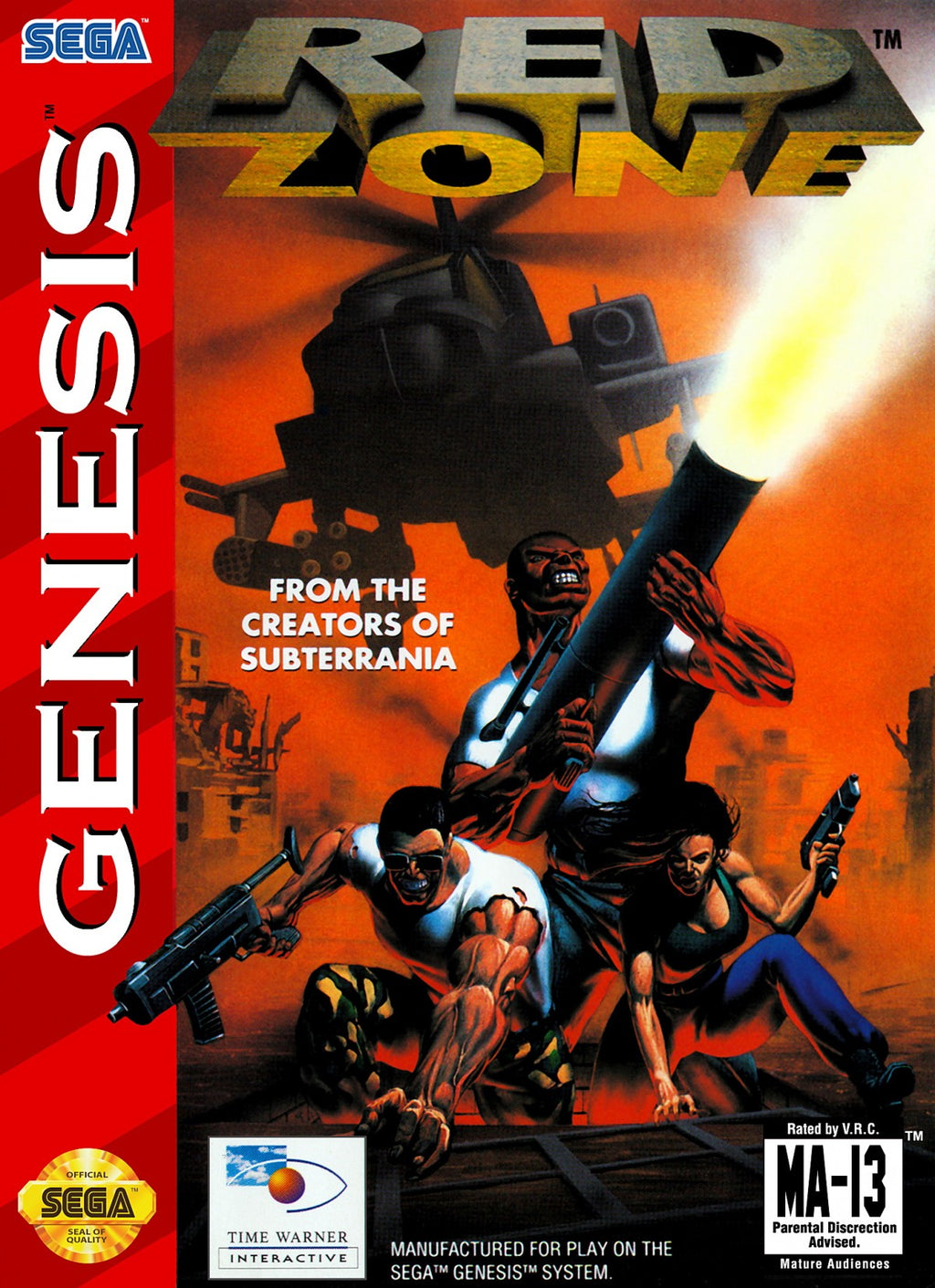 Red Zone  – Sega Genesis (GEN)