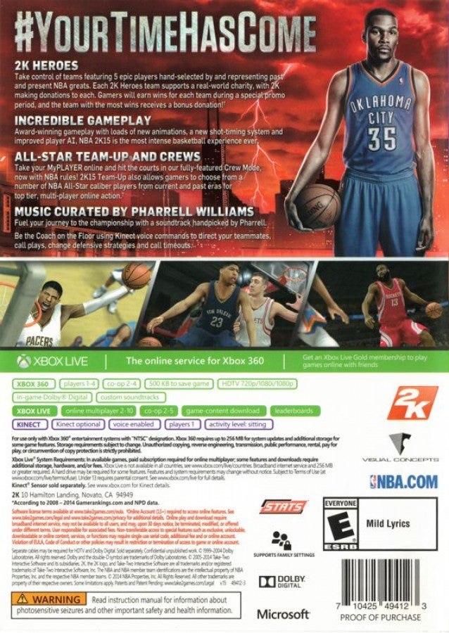 NBA 2K15 – Xbox 360 (X360)