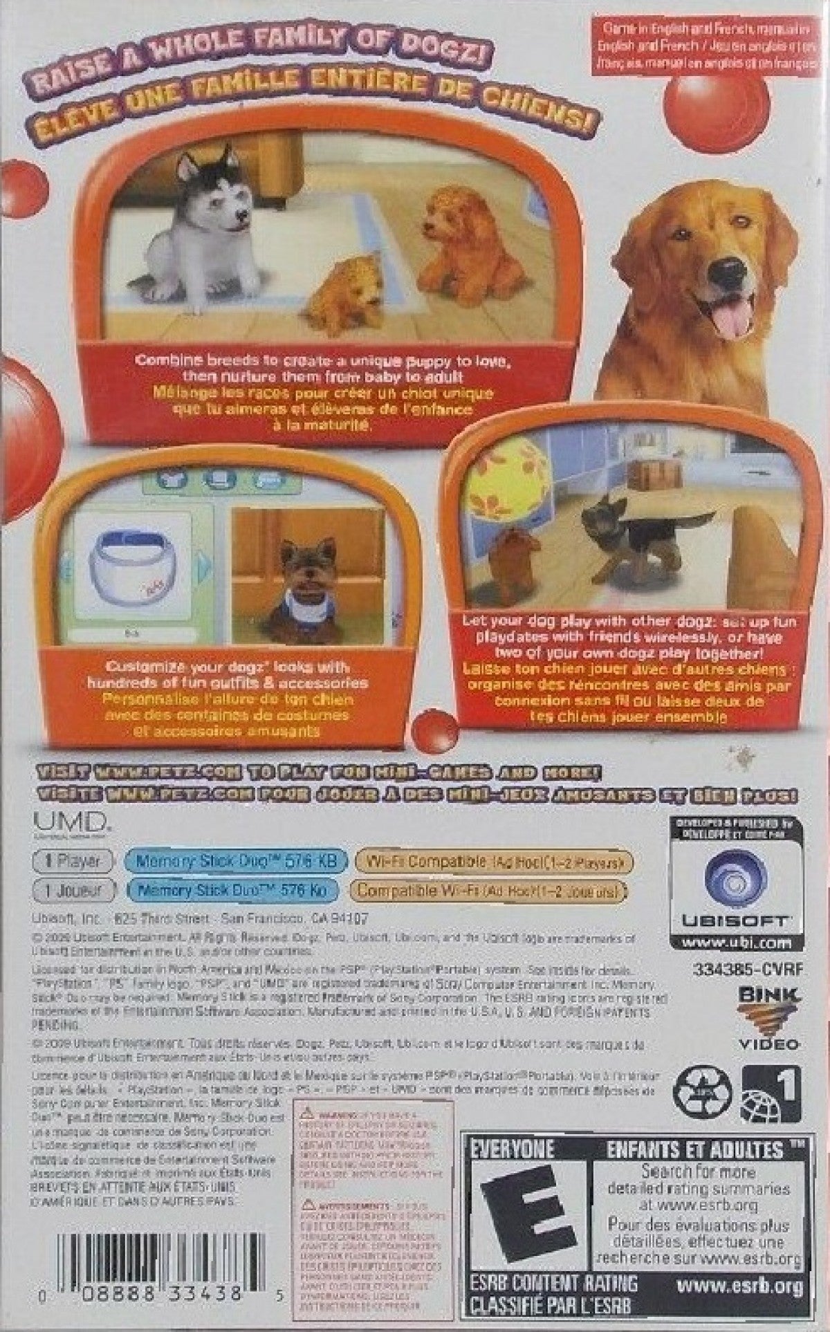 Petz: Dogz Family – PlayStation Portable (PSP)