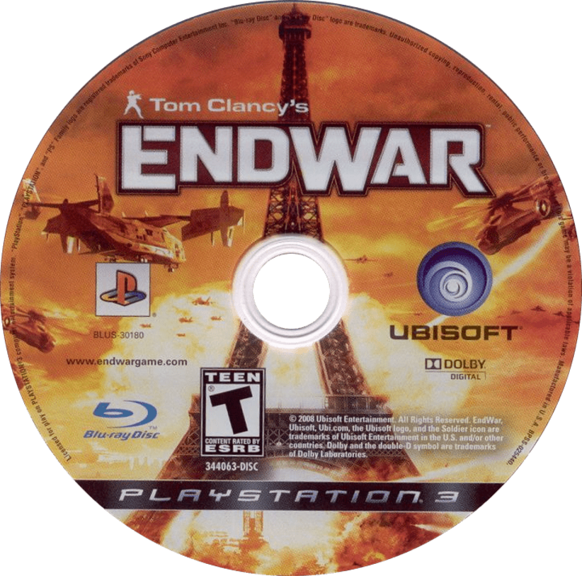 Tom Clancy's End War — PlayStation 3 (PS3)