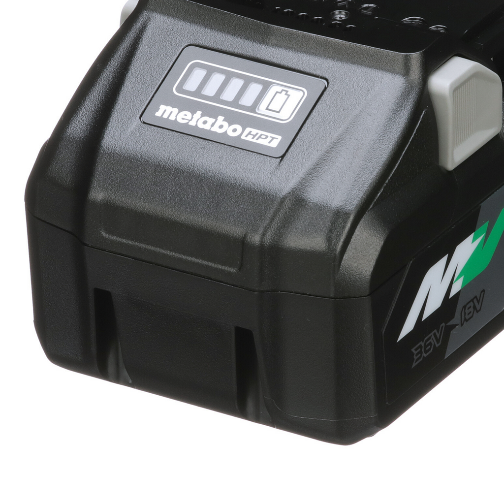 Metabo HPT UC18YSL3B1M 36V/18V MultiVolt Lithium Ion Slide Battery and Charger Starter Kit (4.0Ah/8.0Ah)