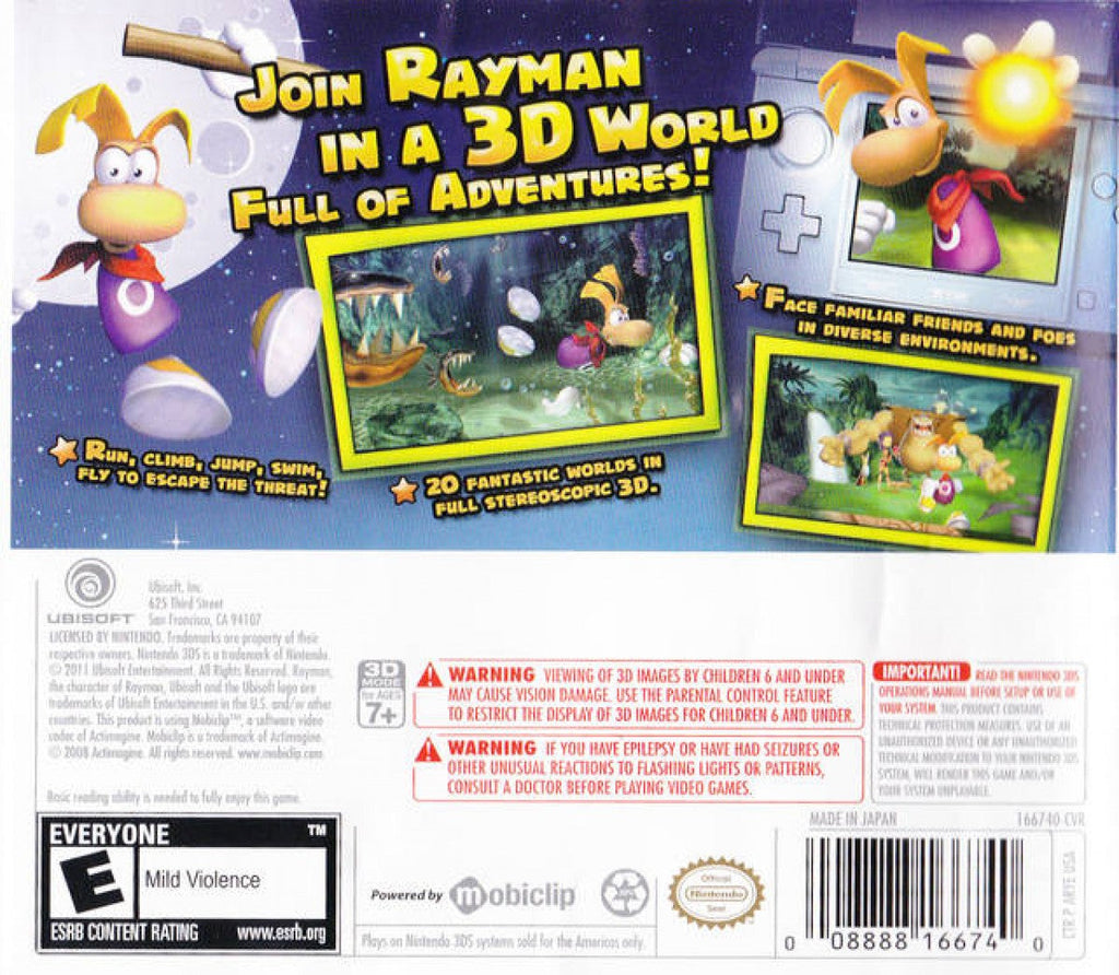 Rayman Origins – Nintendo 3DS (3DS)