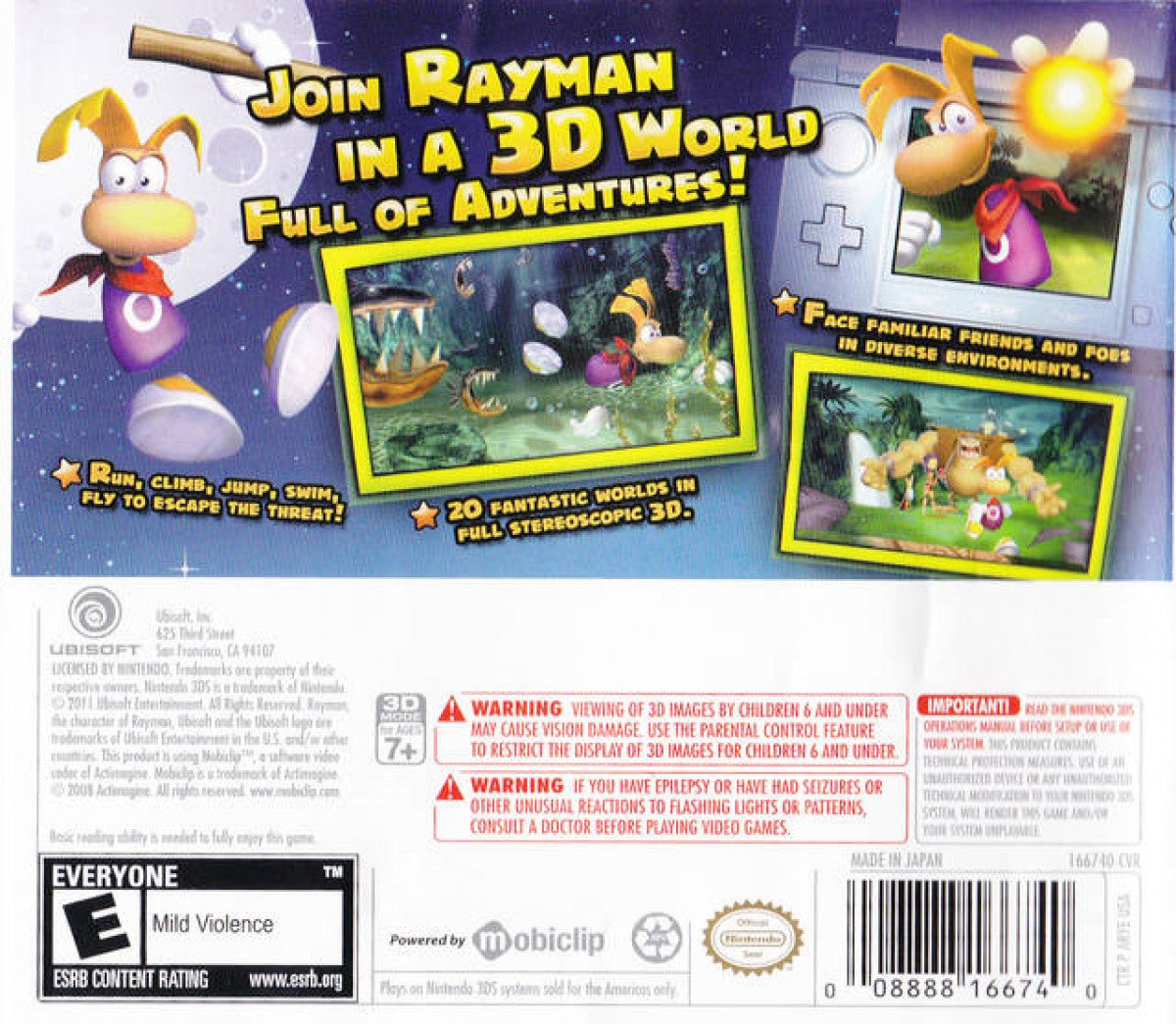 Rayman Origins – Nintendo 3DS (3DS)