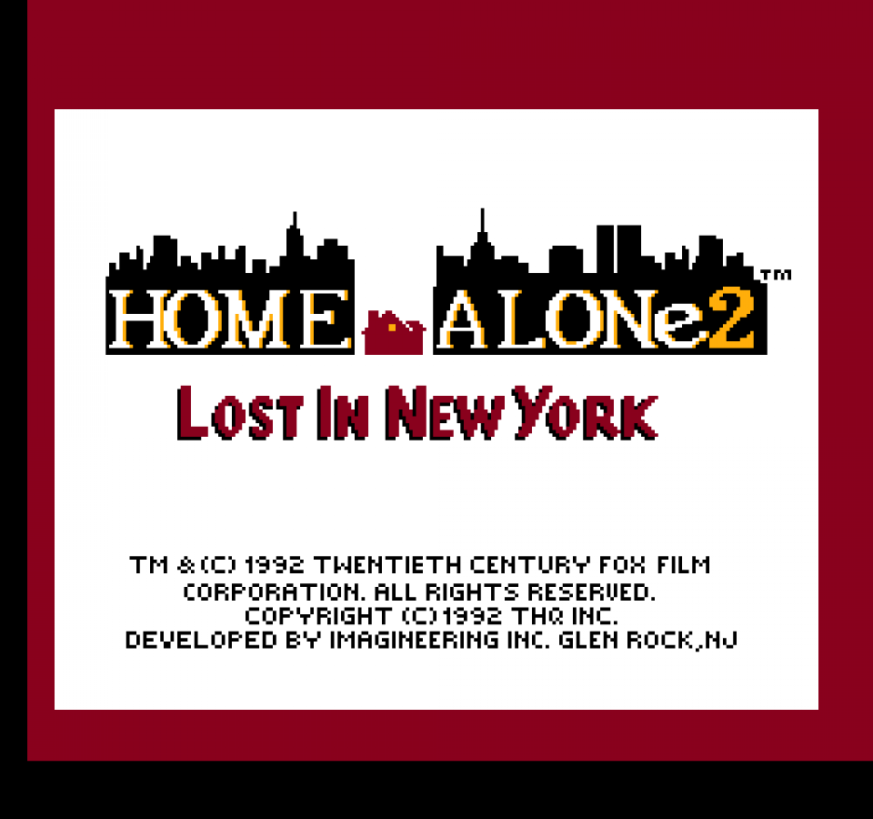 Home Alone 2: Lost In New York – Nintendo Entertainment System (NES)