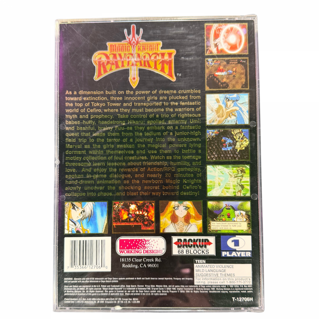 Magic Knight Rayearth – Sega Saturn (SS)