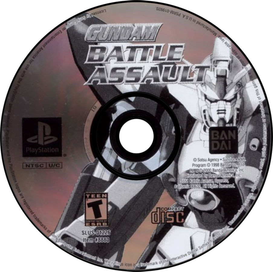 Gundam: Battle Assault – PlayStation 1 (PS1)