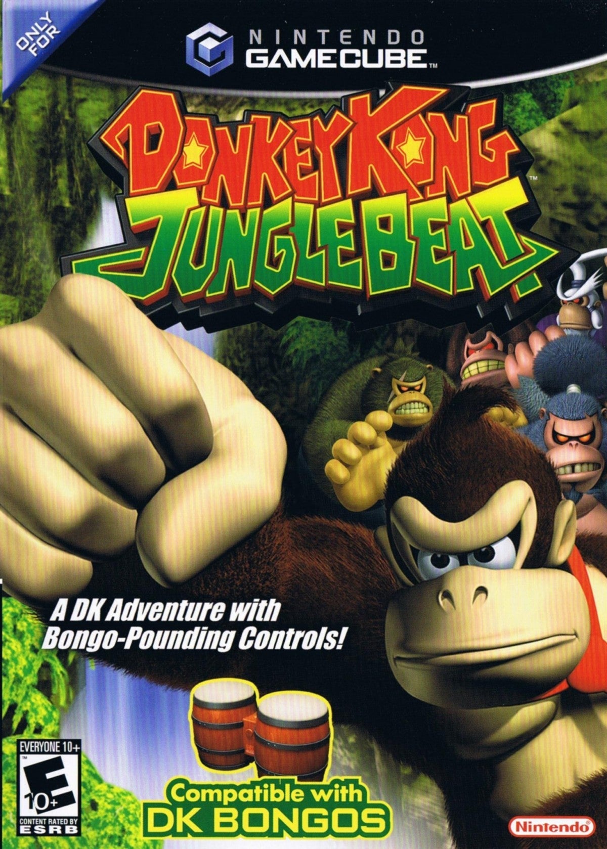 Donkey Kong: Jungle Beat [DK Bongos Bundle][Missing Bundle Box] – GameCube (GC)