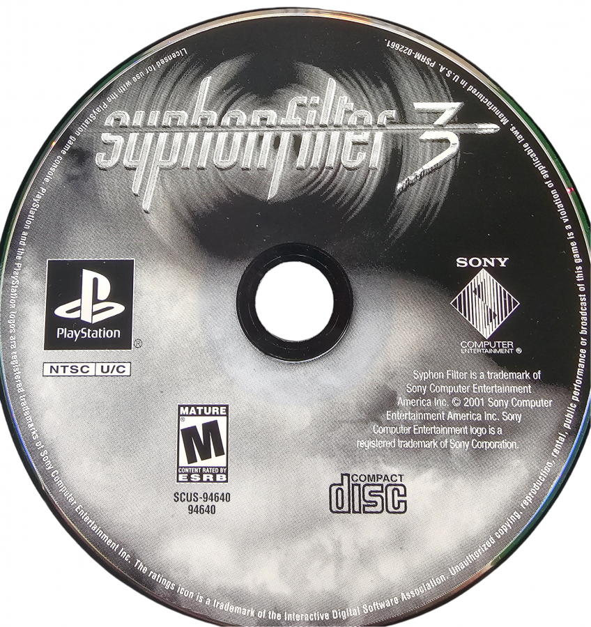 Syphon Filter 3 [Greatest Hits] – PlayStation 1 (PS1)