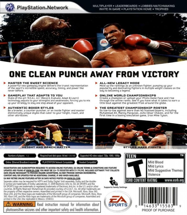Fight Night Round 4 – PlayStation 3 (PS3)