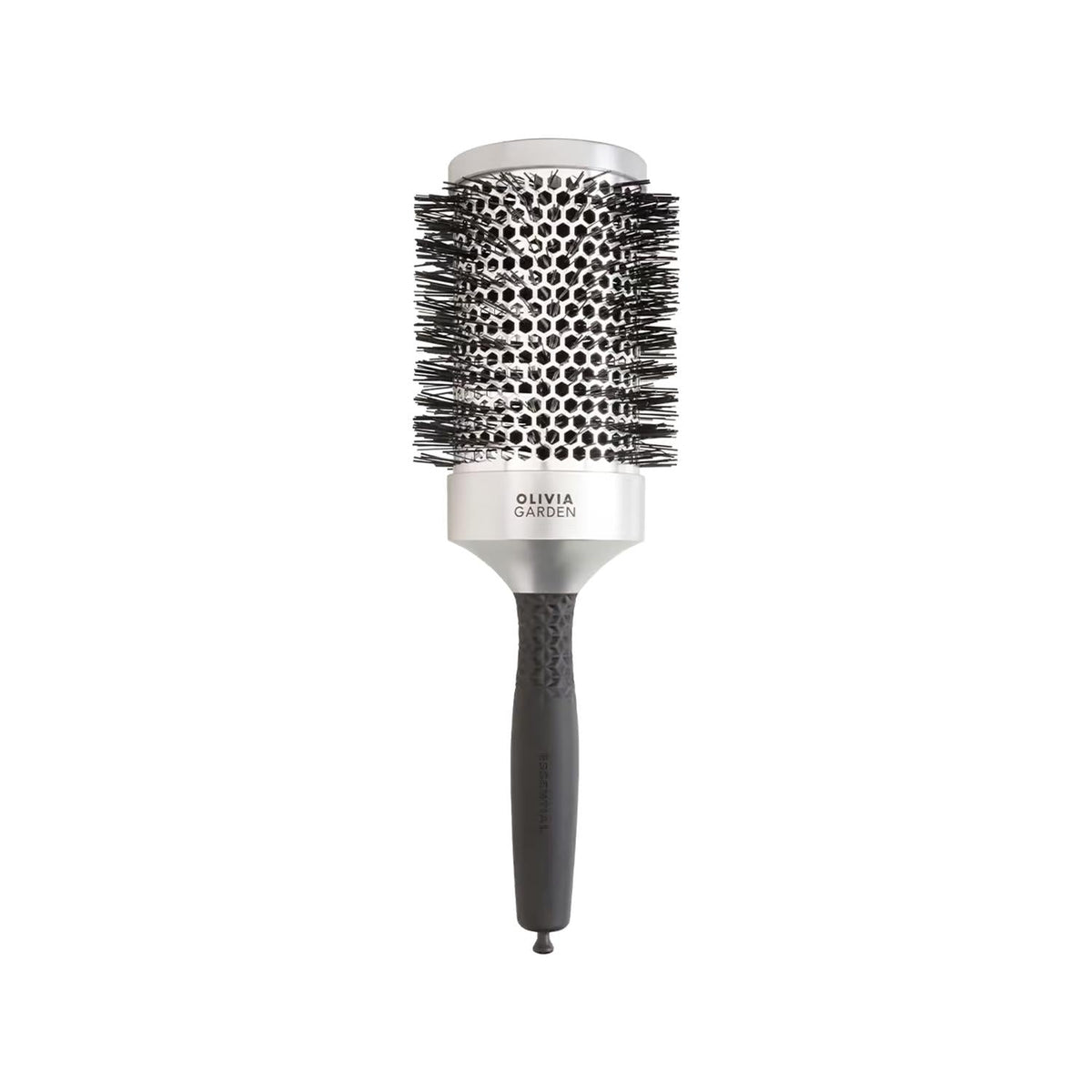 Olivia Garden Essential Blowout Classic Silver Hair Brush - Blowout Brush for Smooth Styling & Drying