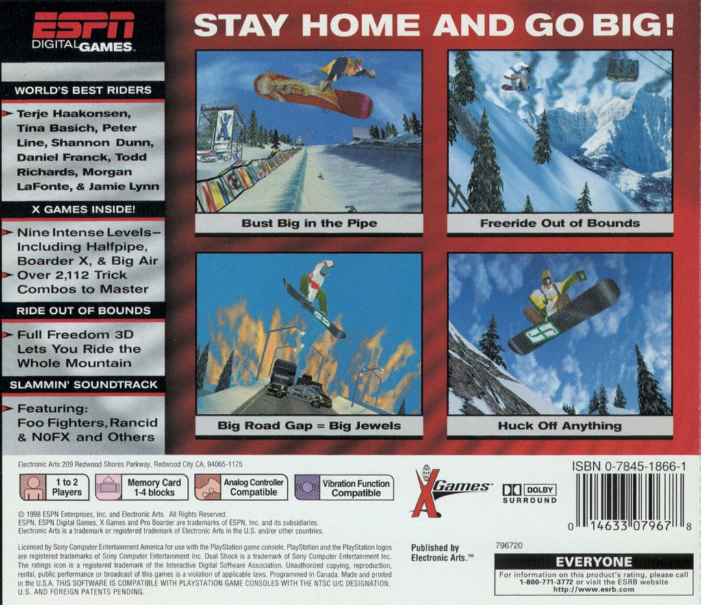ESPN X Games: Pro Boarder – PlayStation 1 (PS1)