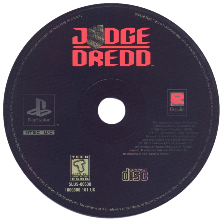 Judge Dredd – PlayStation 1 (PS1)