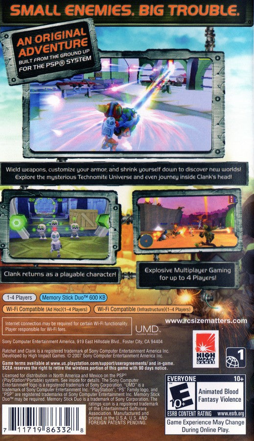 Ratchet and Clank: Size Matters – PlayStation Portable (PSP)