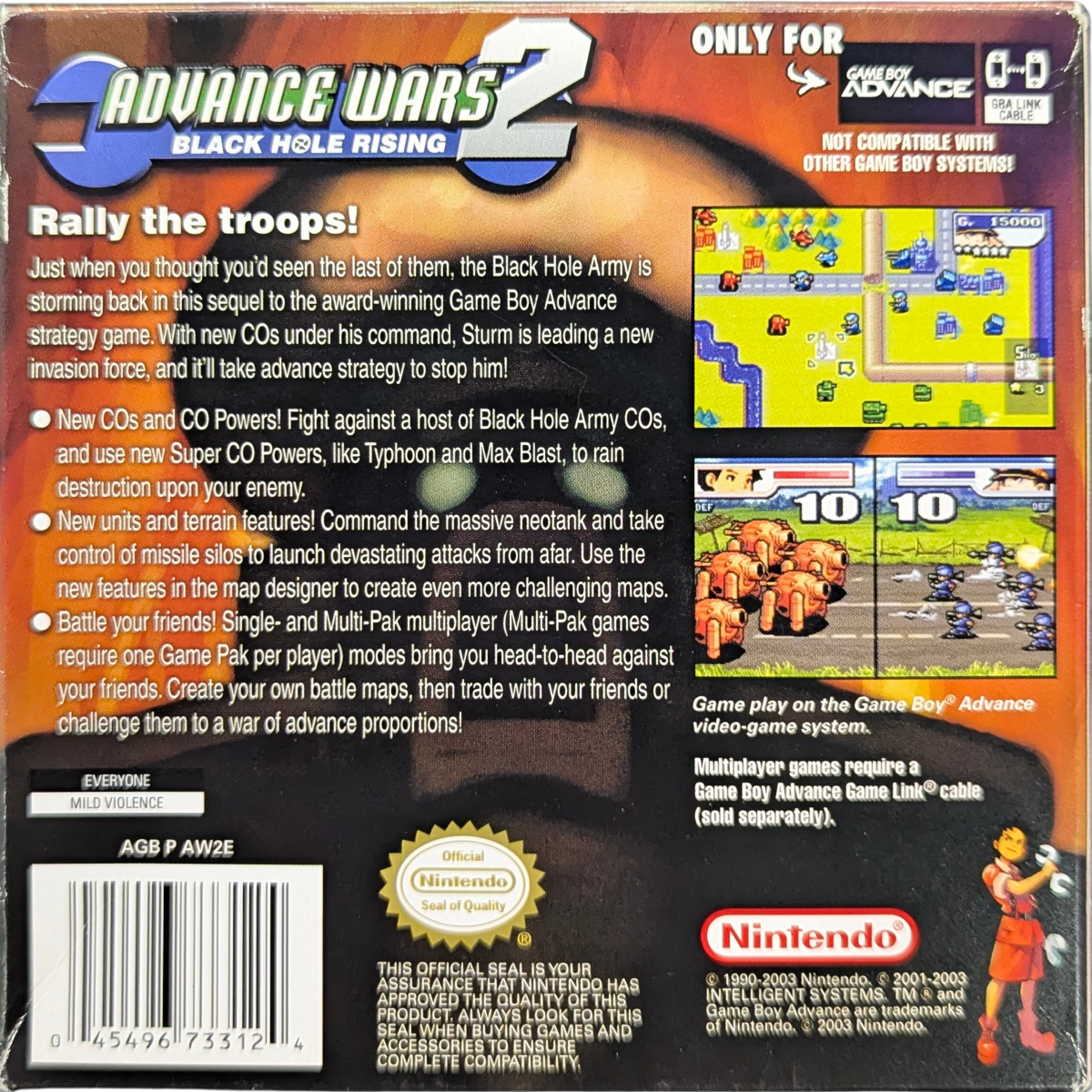 Advance Wars 2: Black Hole Rising [CIB] – Game Boy Advance (GBA)