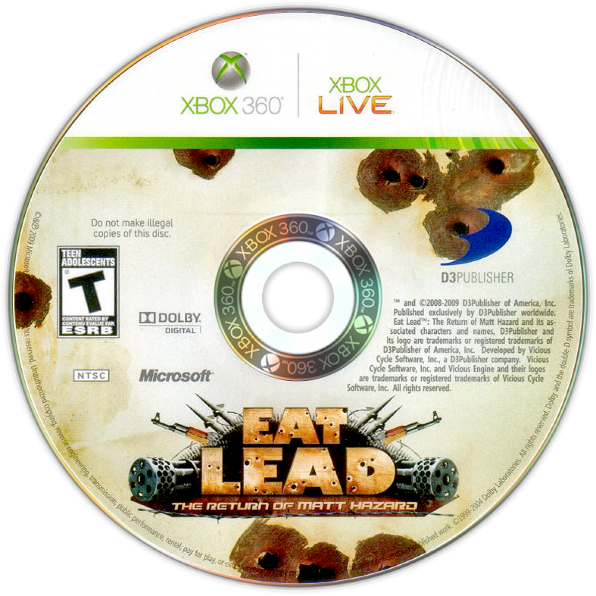 Eat Lead: The Return of Matt Hazard – Xbox 360 (X360)