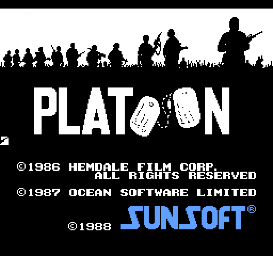 Platoon – Nintendo Entertainment System (NES)